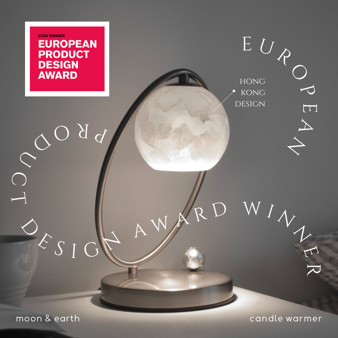 Moon Earth Melting Candle Lamp - Award-winning design EPDA 2024