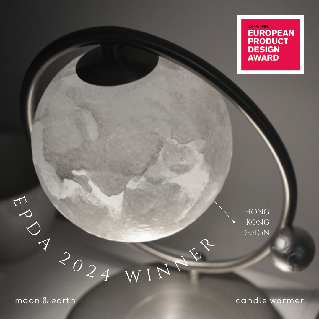 Moon Earth Melting Candle Lamp - Award-winning design EPDA 2024